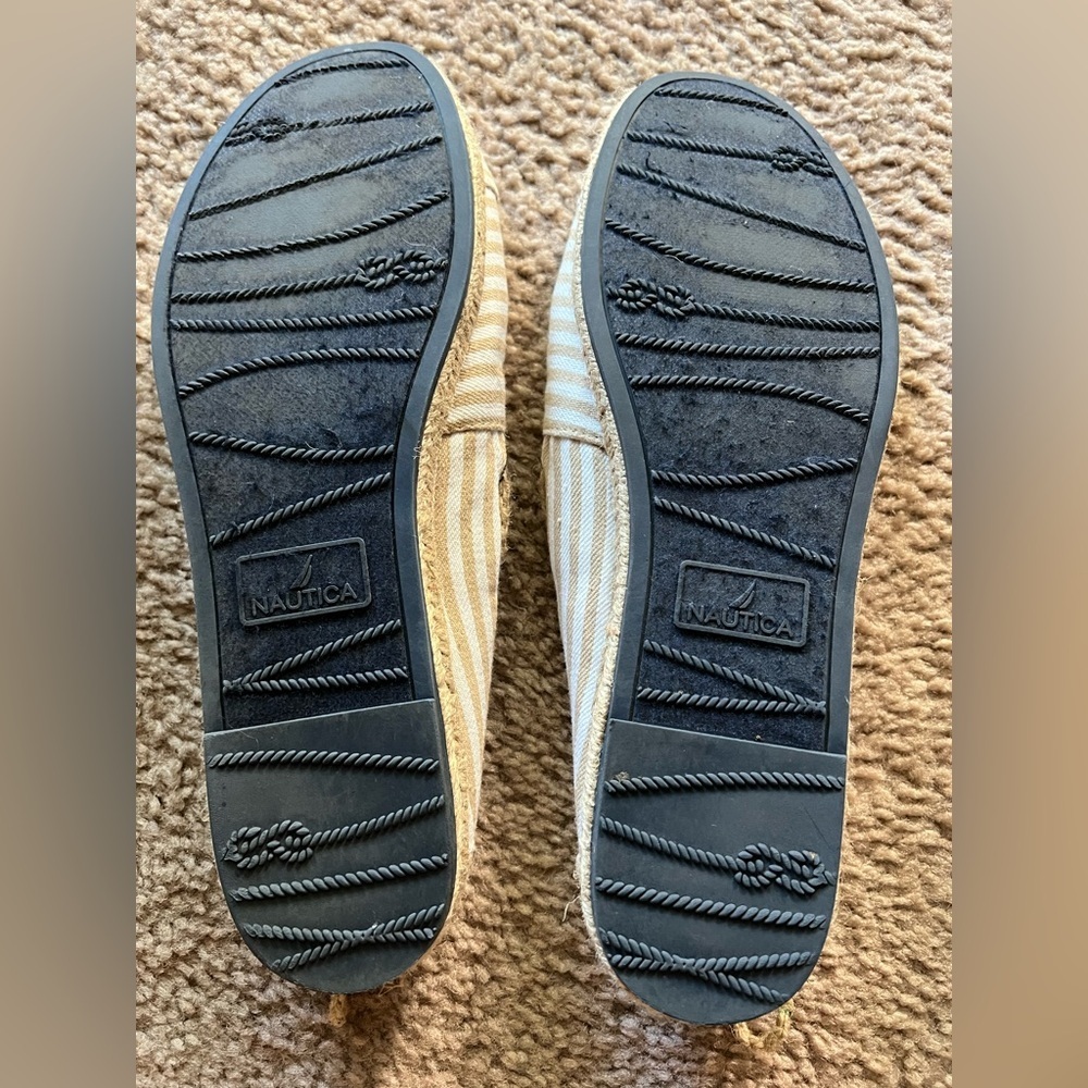 Nautica Rudder Slip On Espadrille Canvass Shoes size 10 - Picture 4 of 7